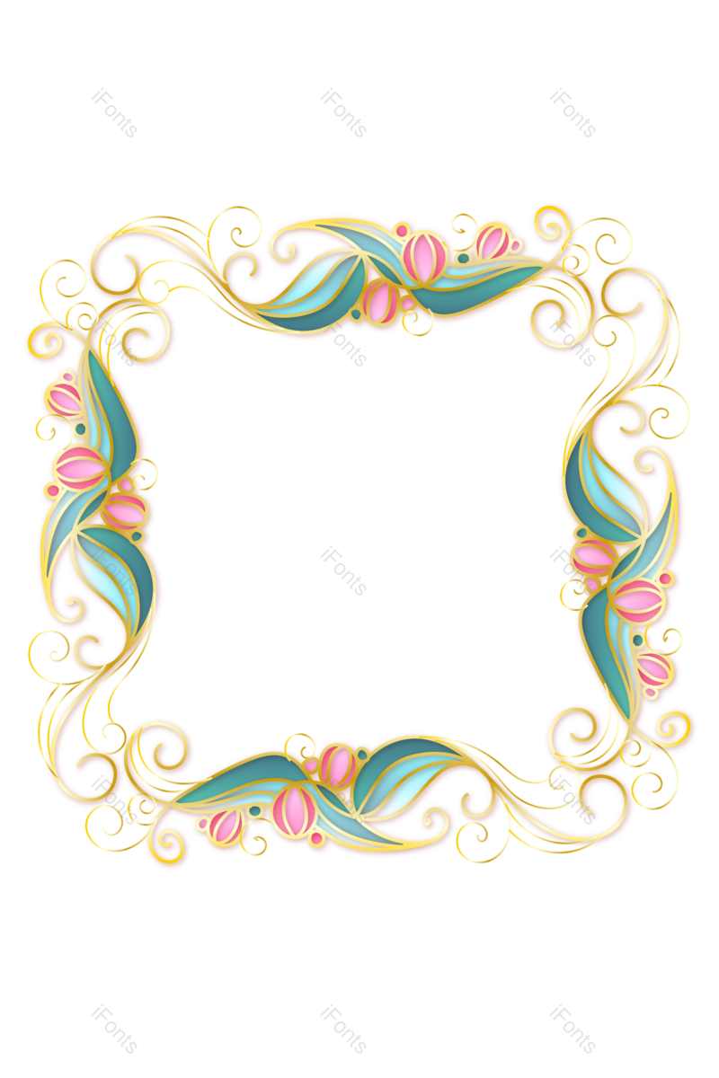 边框图片,中国风元素,素材PNG,花边免抠素材